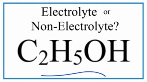 Can Ethanol Be Used As Electrolyte 1