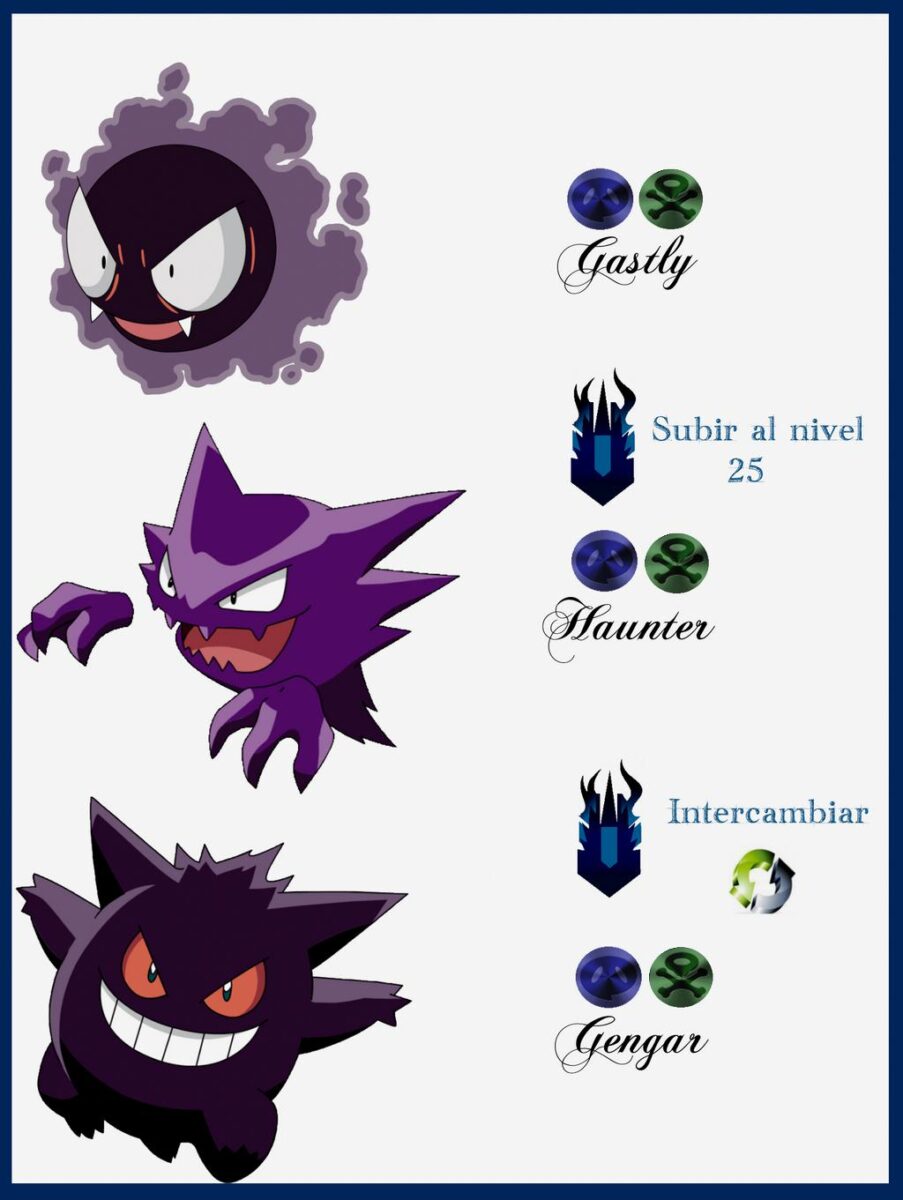 gengar pokemon evolution