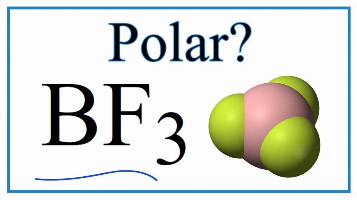 Is BF3 A Polar Molecule 