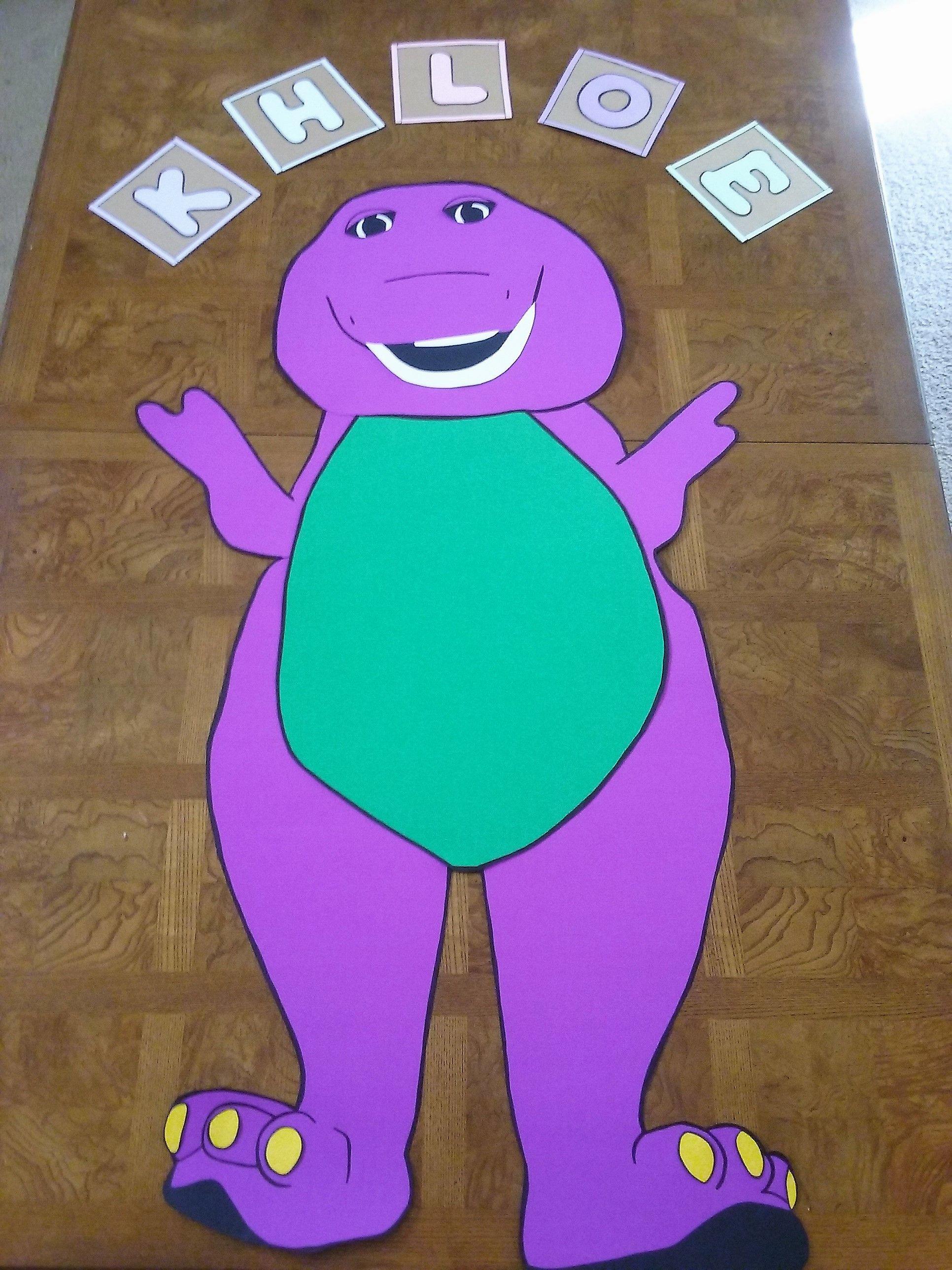 how tall is barney