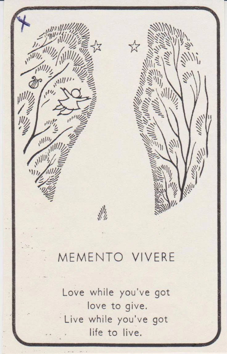 What Is Memento Vivere Meaning 