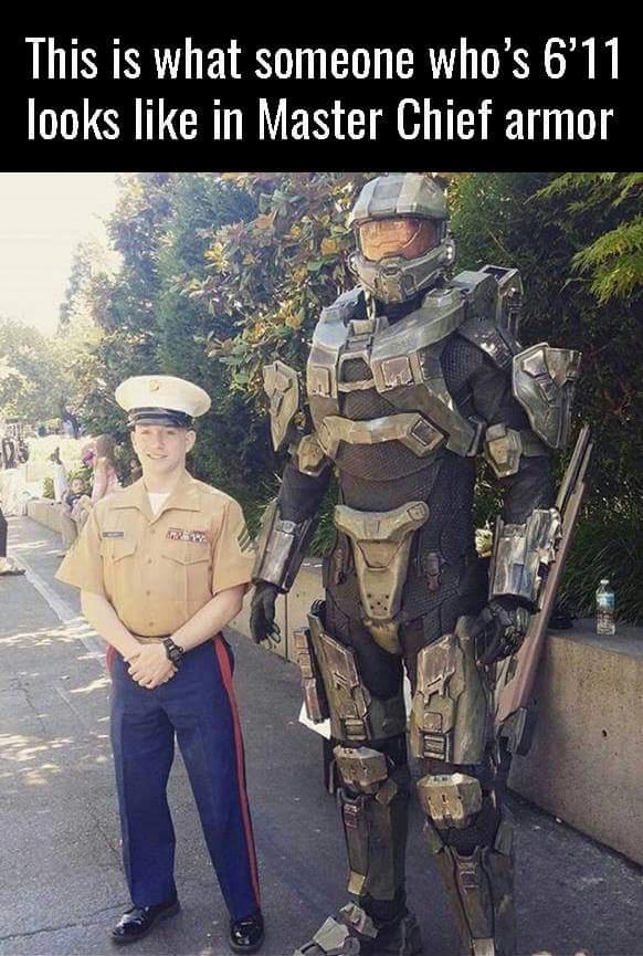 how tall is master chief