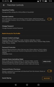 Amazon Parental Controls Password 0