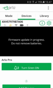 Arlo Firmware Update 0