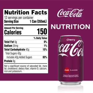 12 oz can of Coca Cola contains 150 calories 1674717057