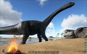 ark taming a brontosaurus 1 1