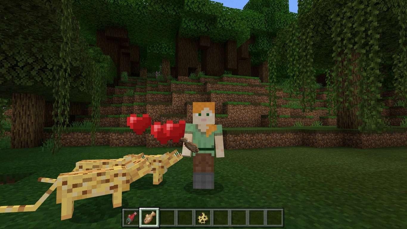 Befriend an Ocelot To Dispel Minecraft Mobs