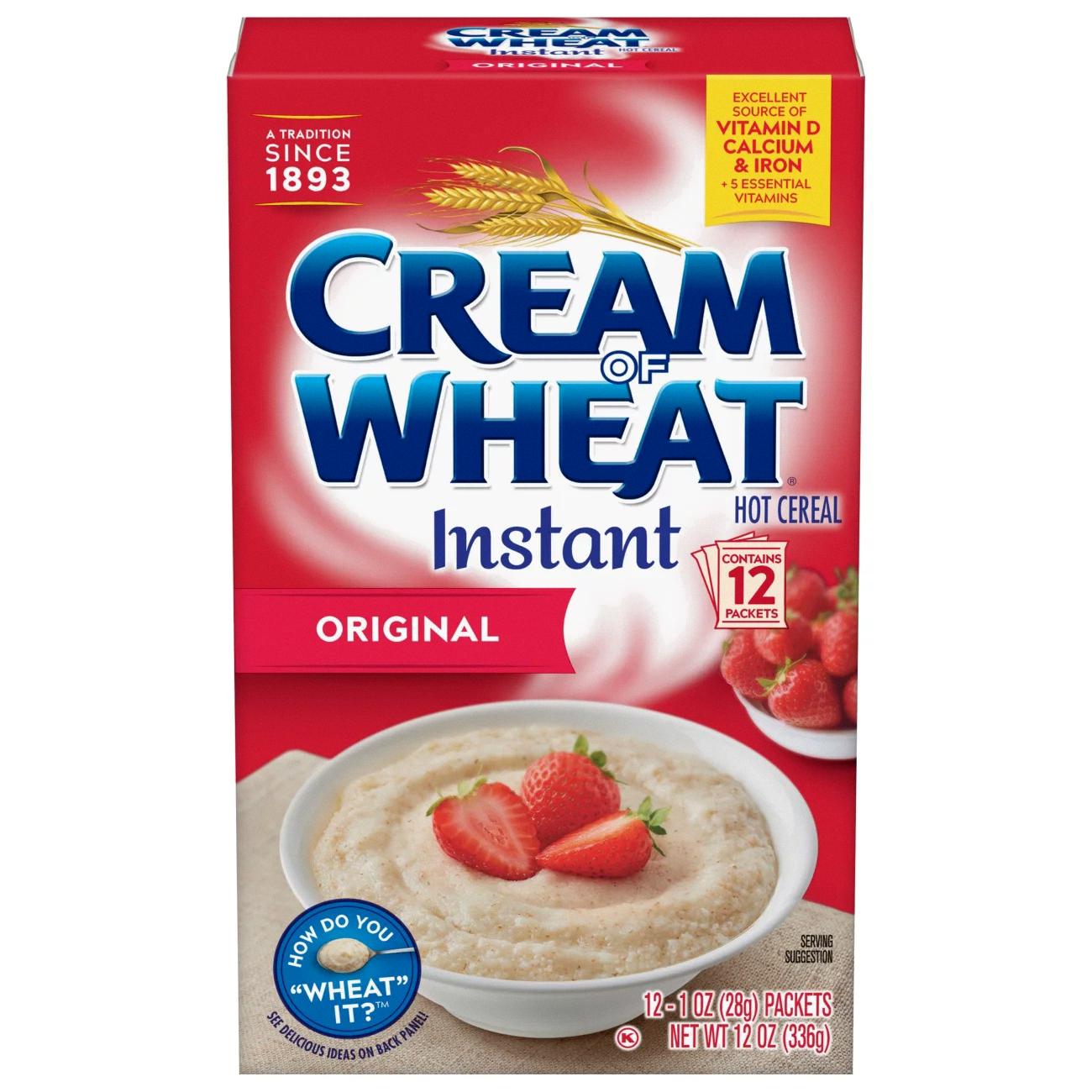 cream of wheat vs grits