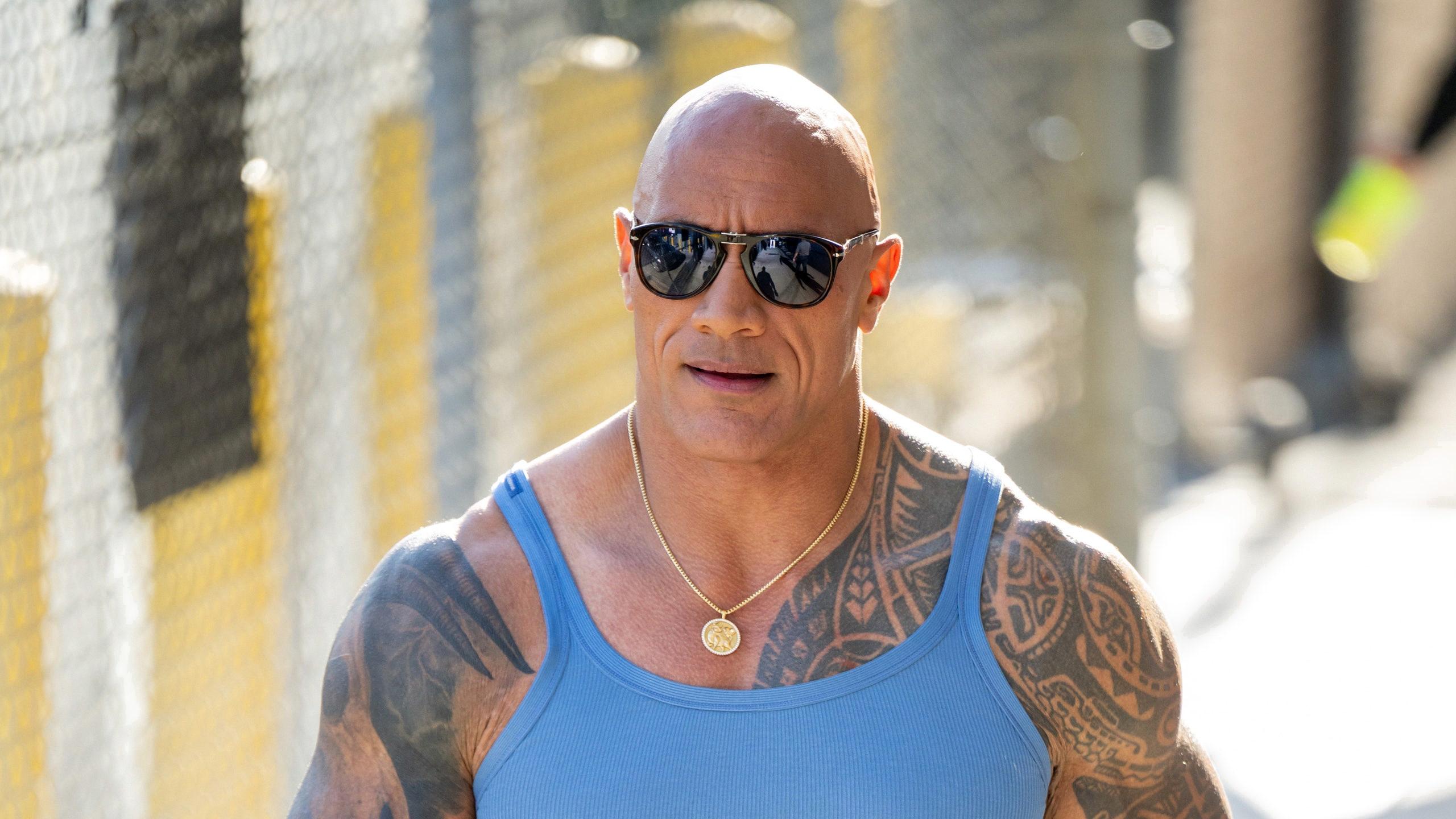 did dwayne johnson play football