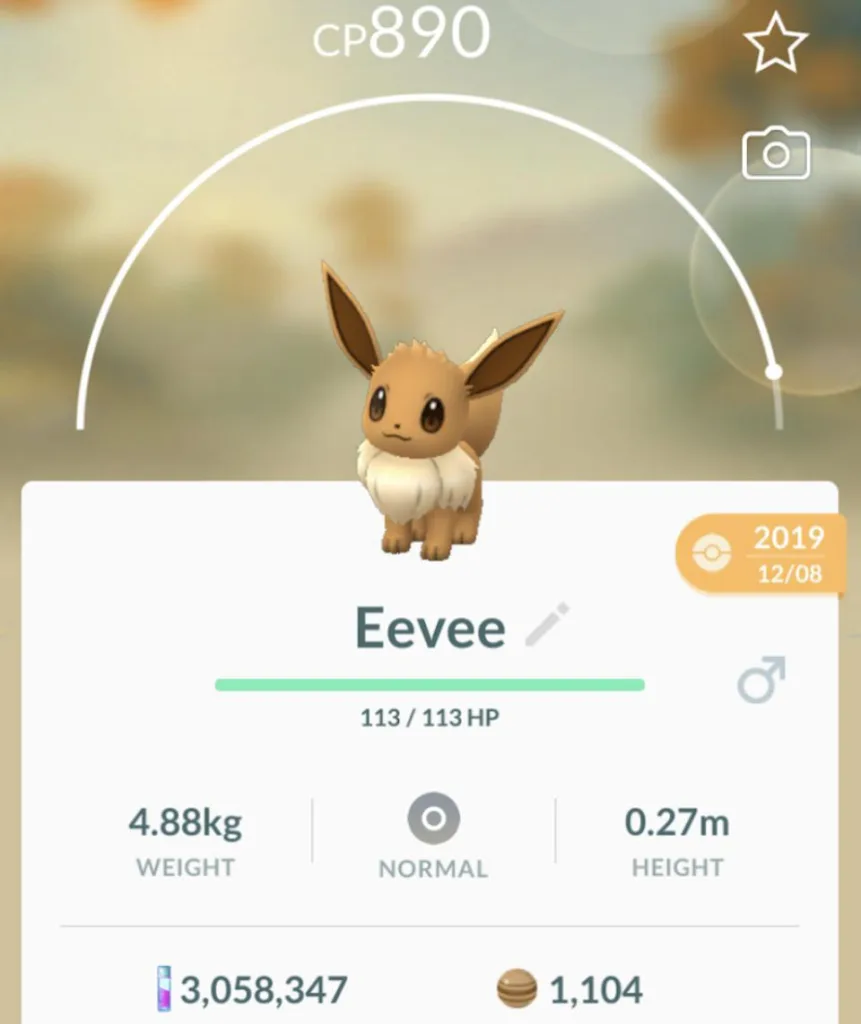 eevee pokemon go 1674954085