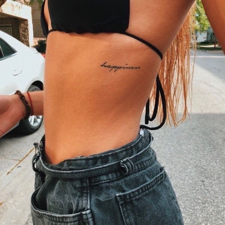 just got my first tattoo on my ribs but Im unsure about the placement  Is it on the center or a little bit on the right and does it flow  naturally on