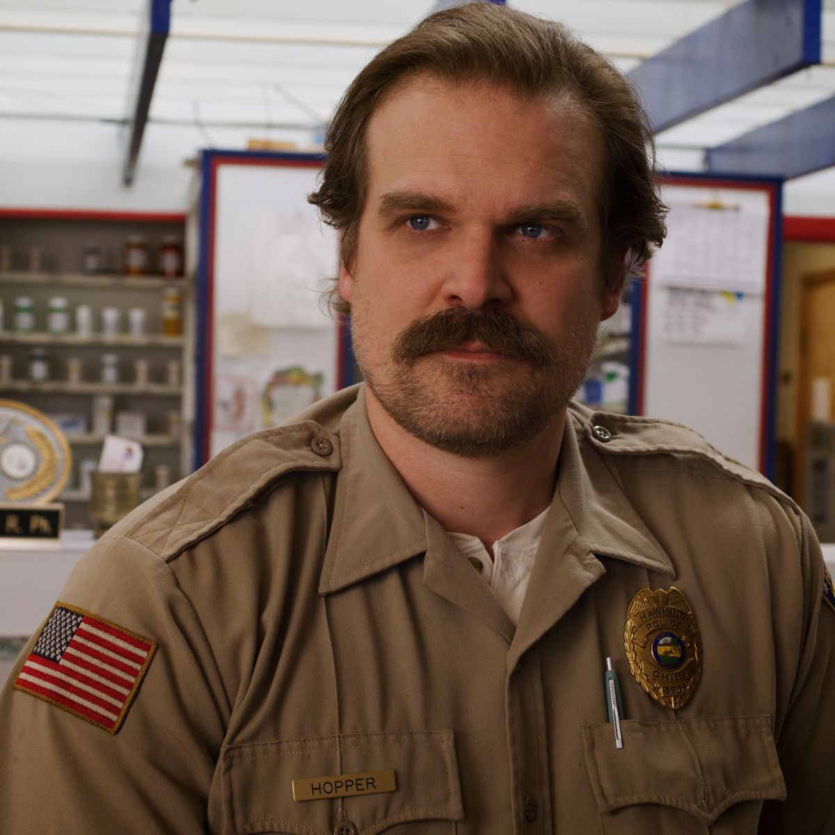 Who Plays Hopper In Stranger Things Season 4