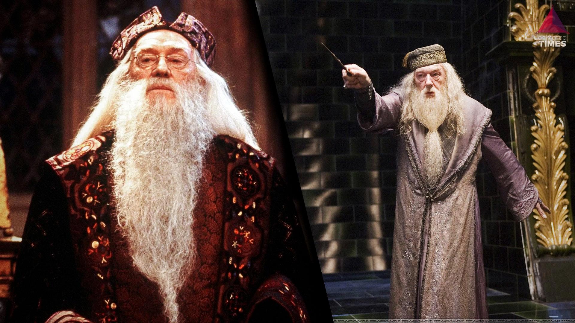 Richard Harris and Michael Gambon The Beloved Dumbledores in Harry Potter