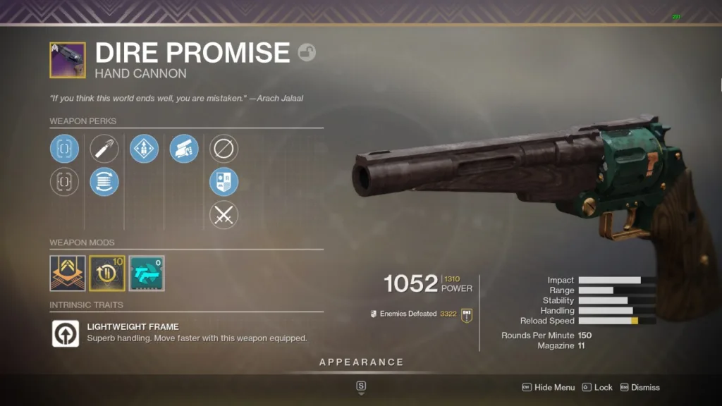 dire promise destiny 2 1678186621