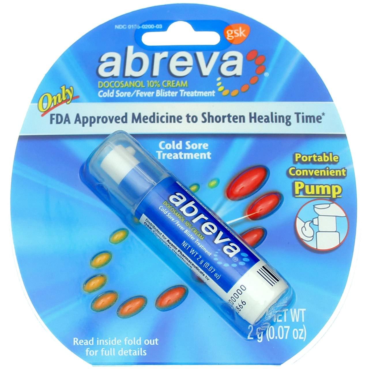 does abreva work after the blister appears