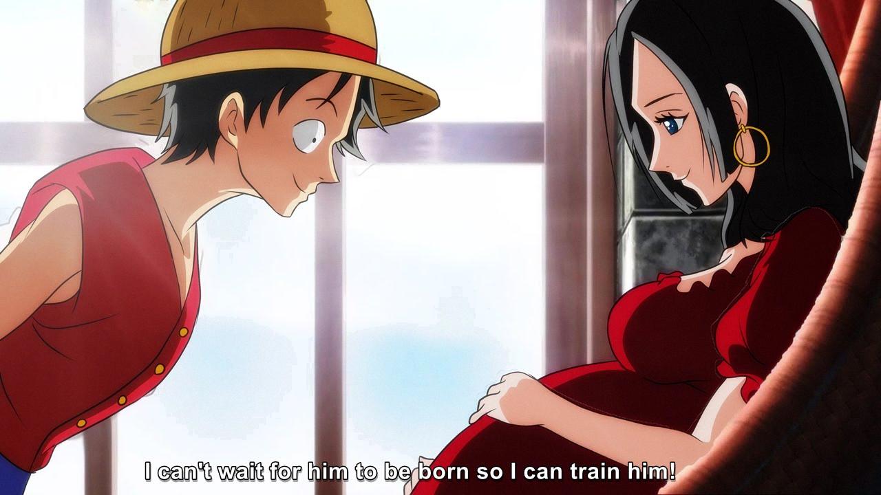 does luffy have a kid