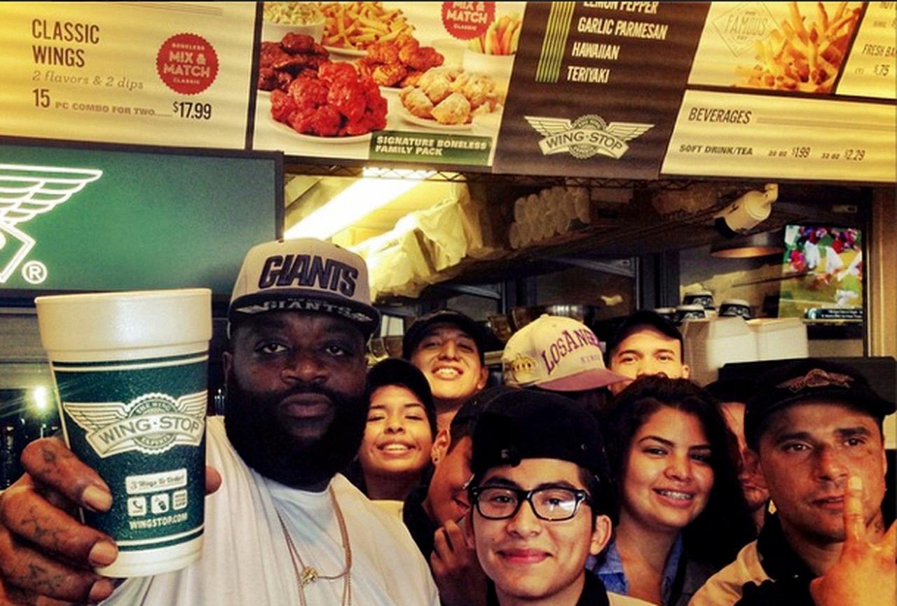 does rick ross own wingstop