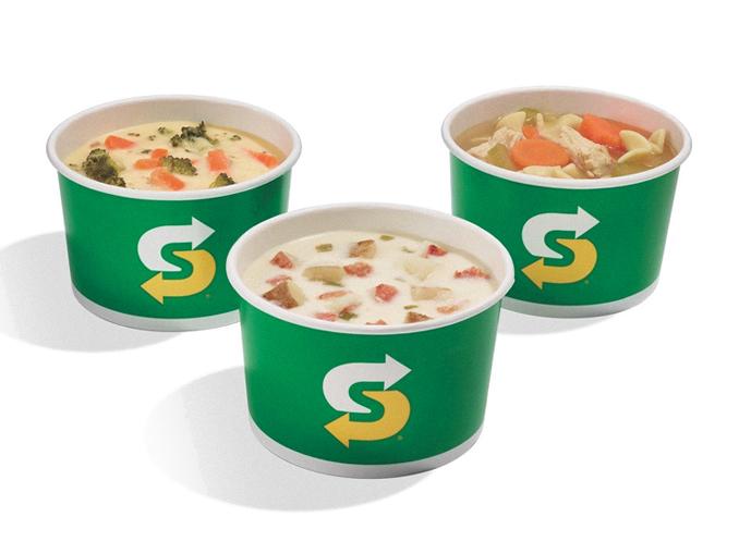does subway have soup