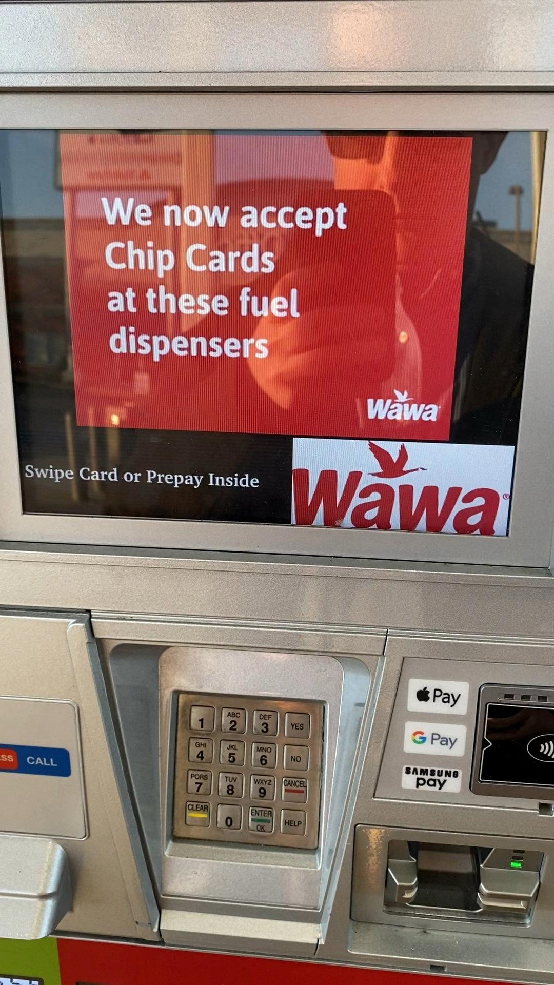 does wawa take apple pay