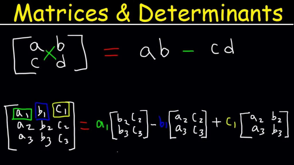 matirx determinant 1678550608