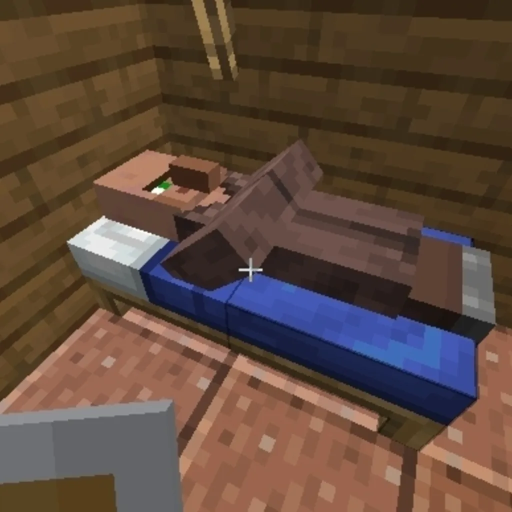 minecraft villager bed 1678785978