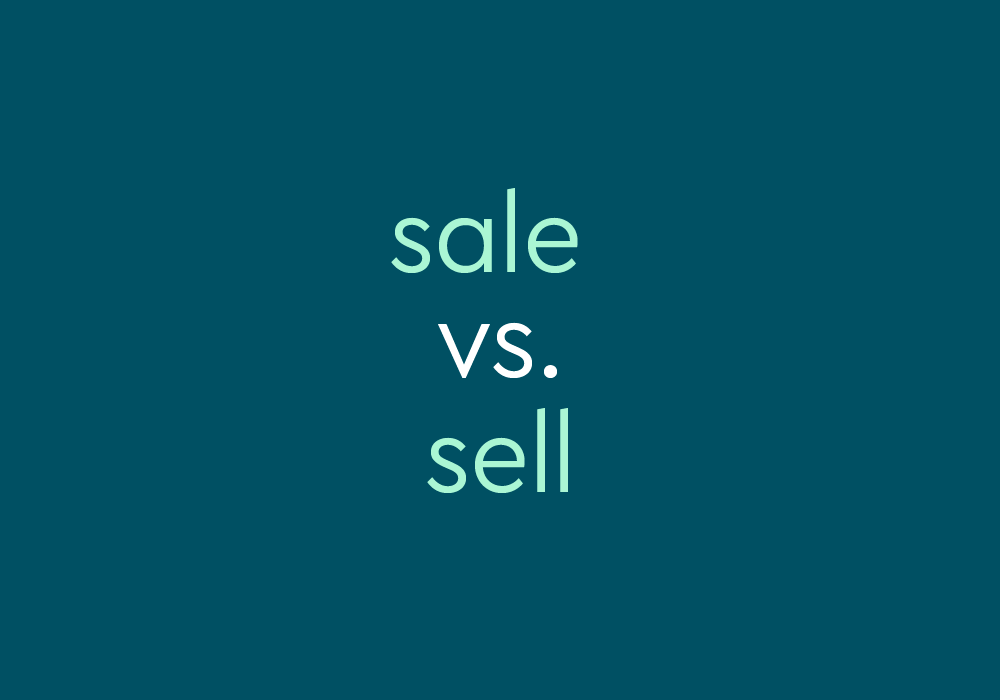 sale vs sell 1678566239