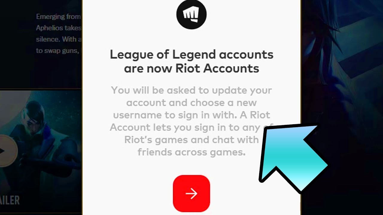 Keeping A Riot Account Uptodate