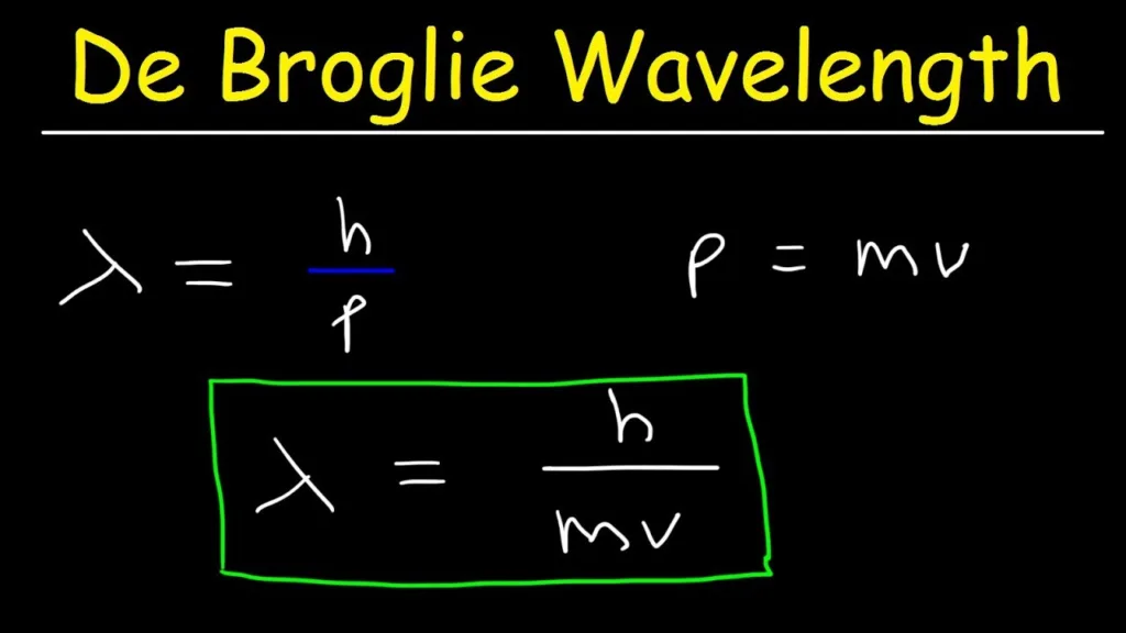 de broglie relationship 1681616722