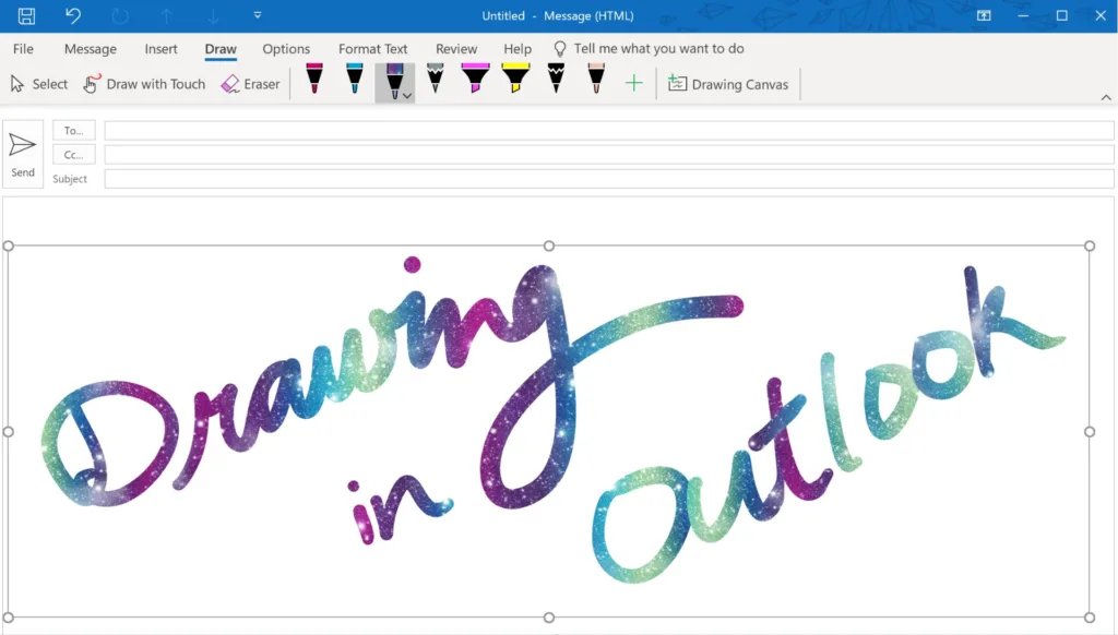 A Guide to Drawing in Outlook