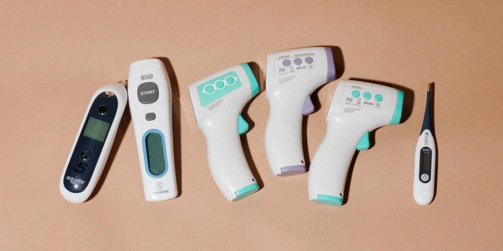 forehead thermometer used on armpit