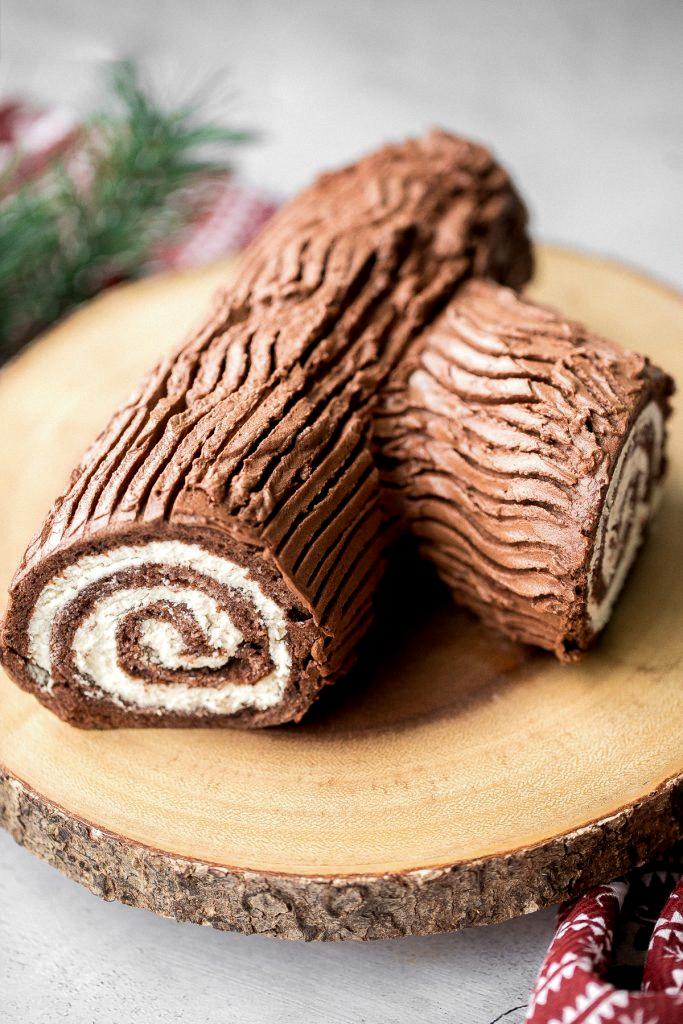 freezing yule log