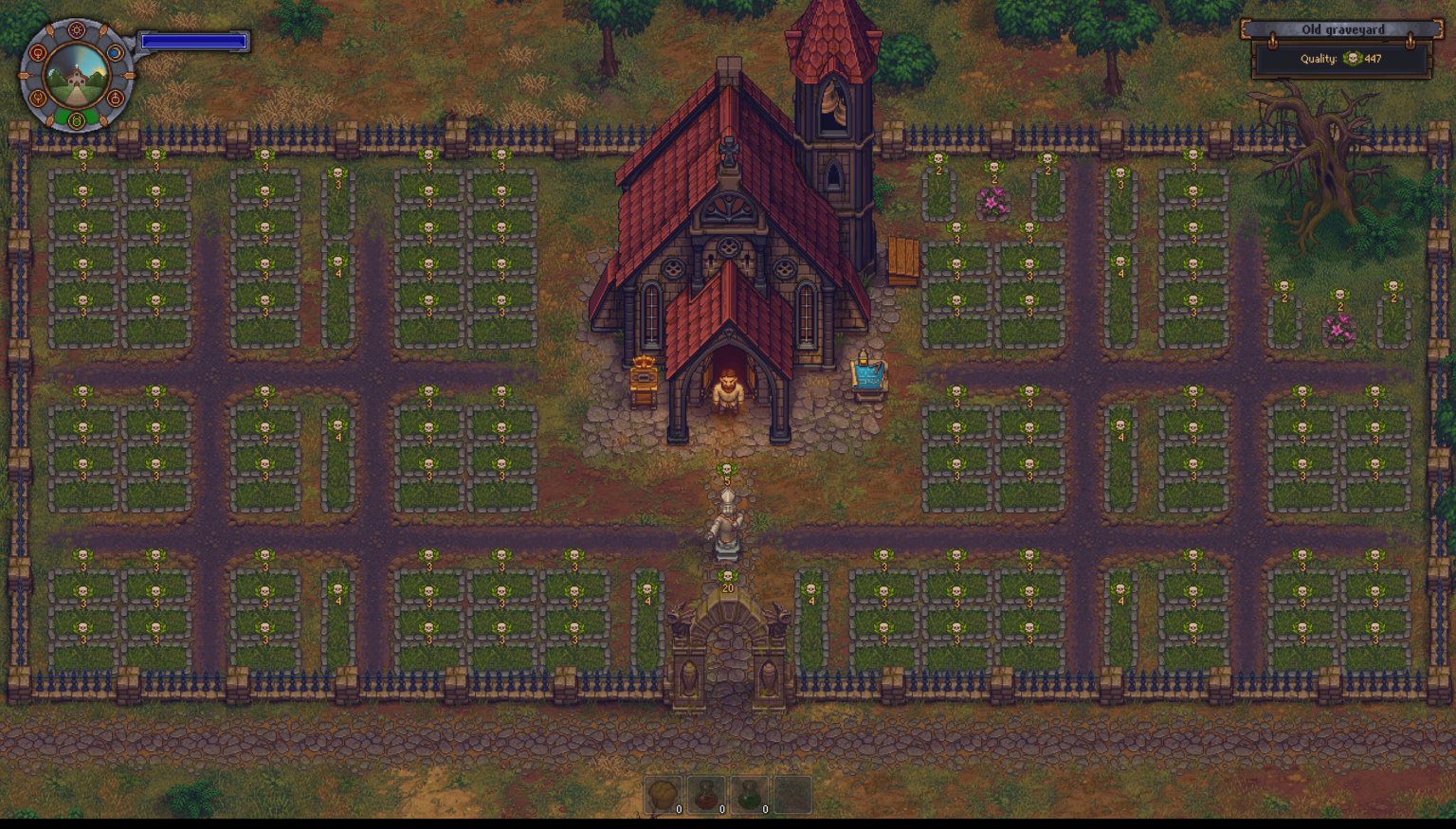 Graveyard keeper качество кладбища. Graveyard Keeper. Грейвярд кипер. Graveyard Keeper игра. Graveyard Keeper кладбище.