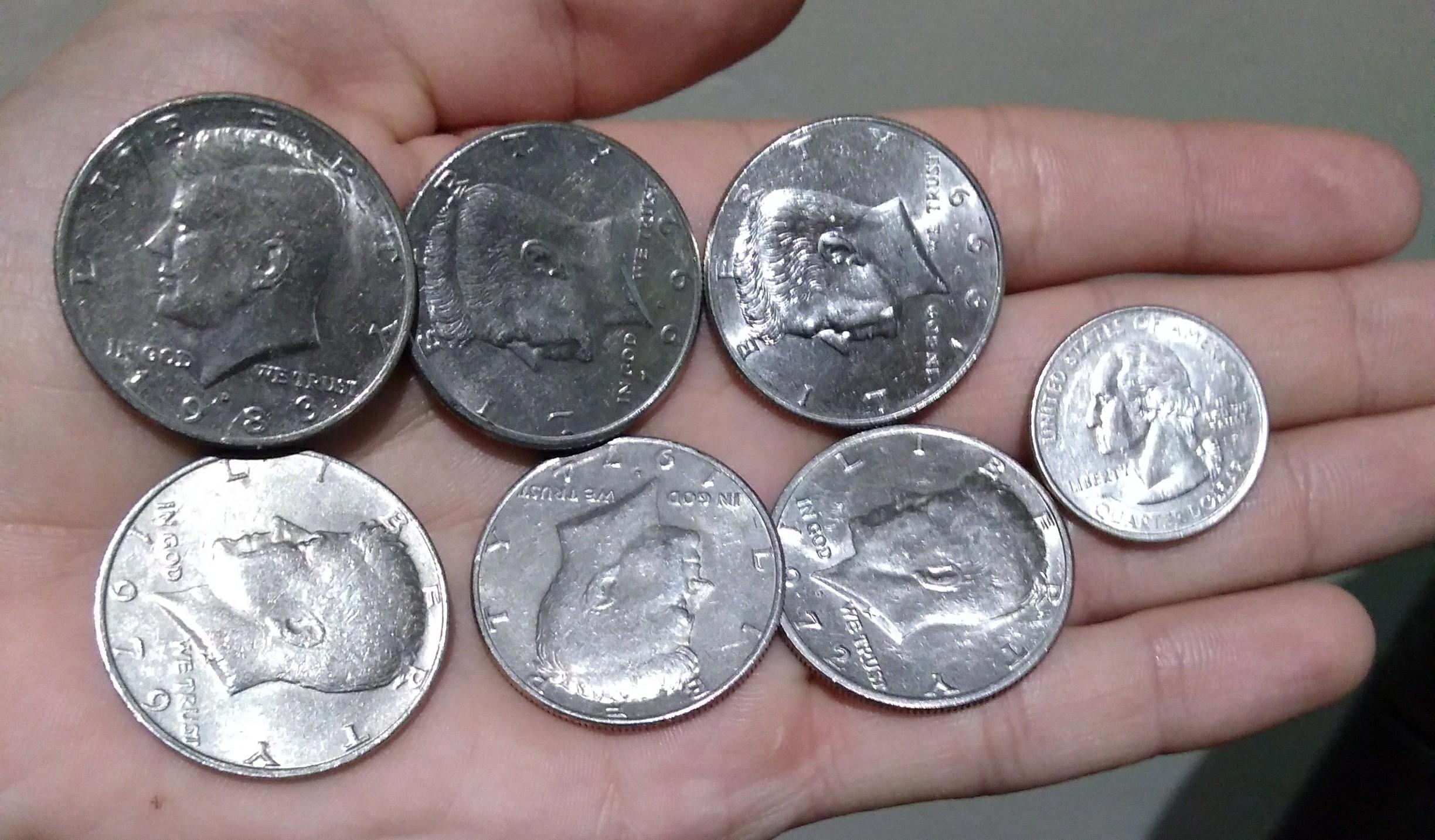 Half Dollar s Coin Size Through The Years