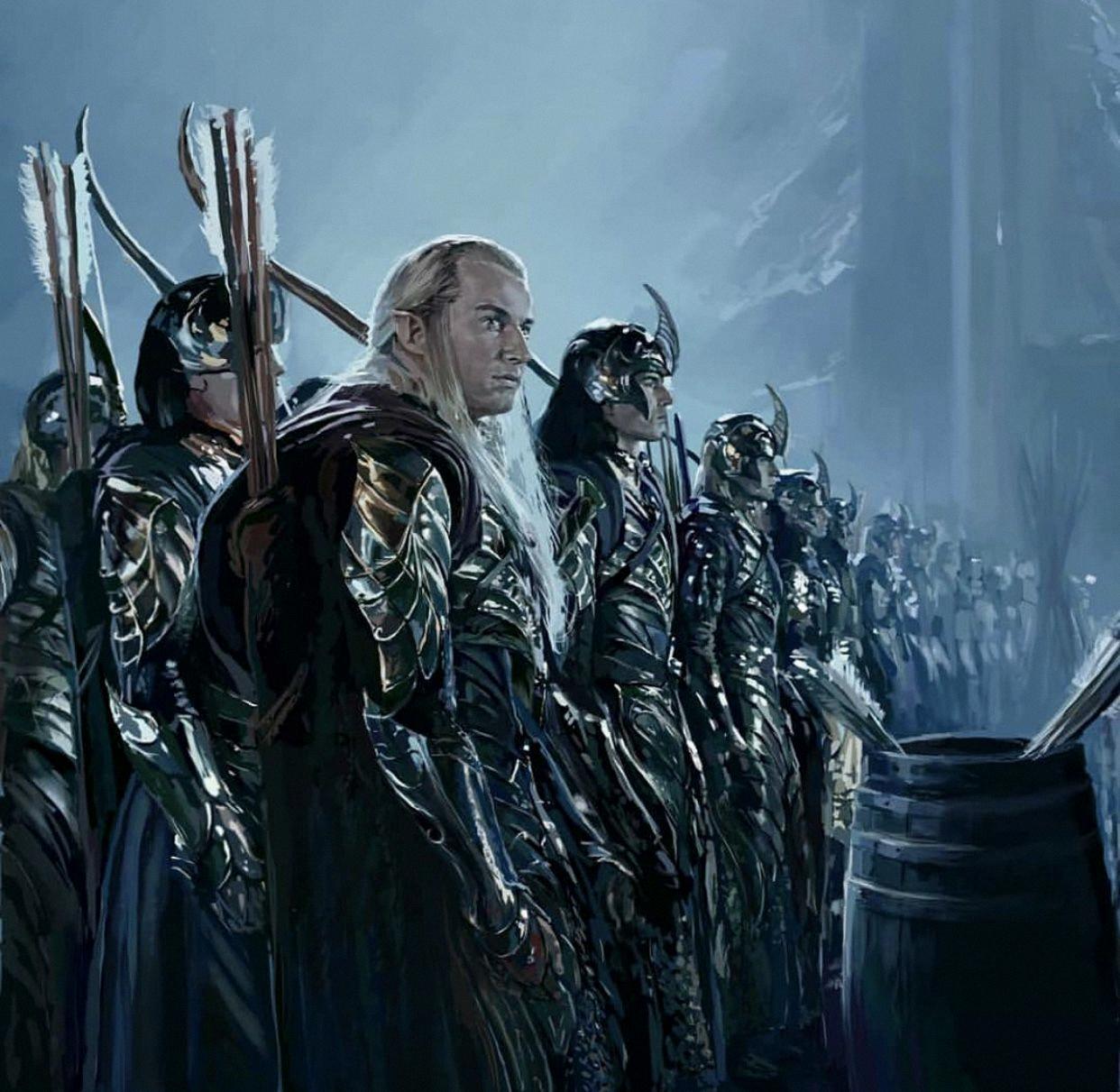 The Elves Involvement in the Battle at Helm's Deep