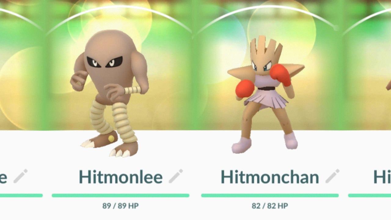 hitmonlee vs hitmonchan