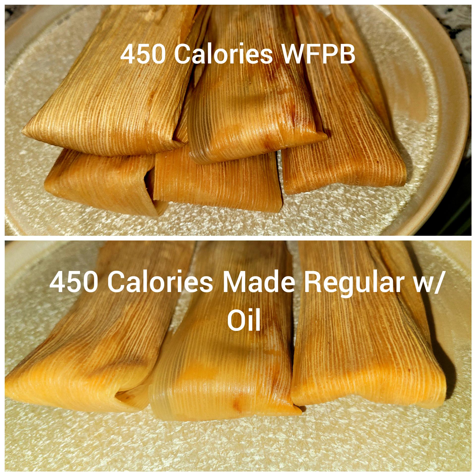 how many calories in a tamal