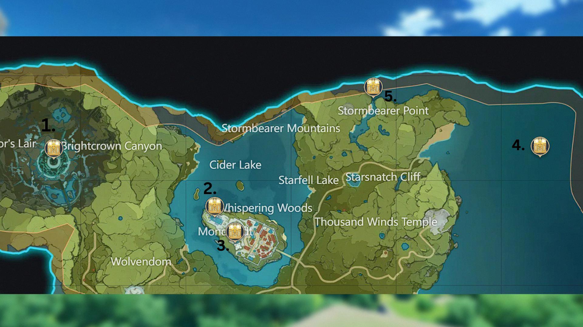 Treasure Hunting in Mondstadt