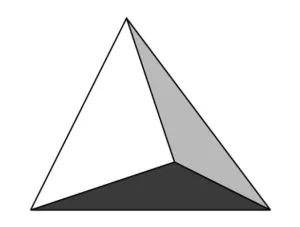 how many edges does a triangular pyramid have 1 1