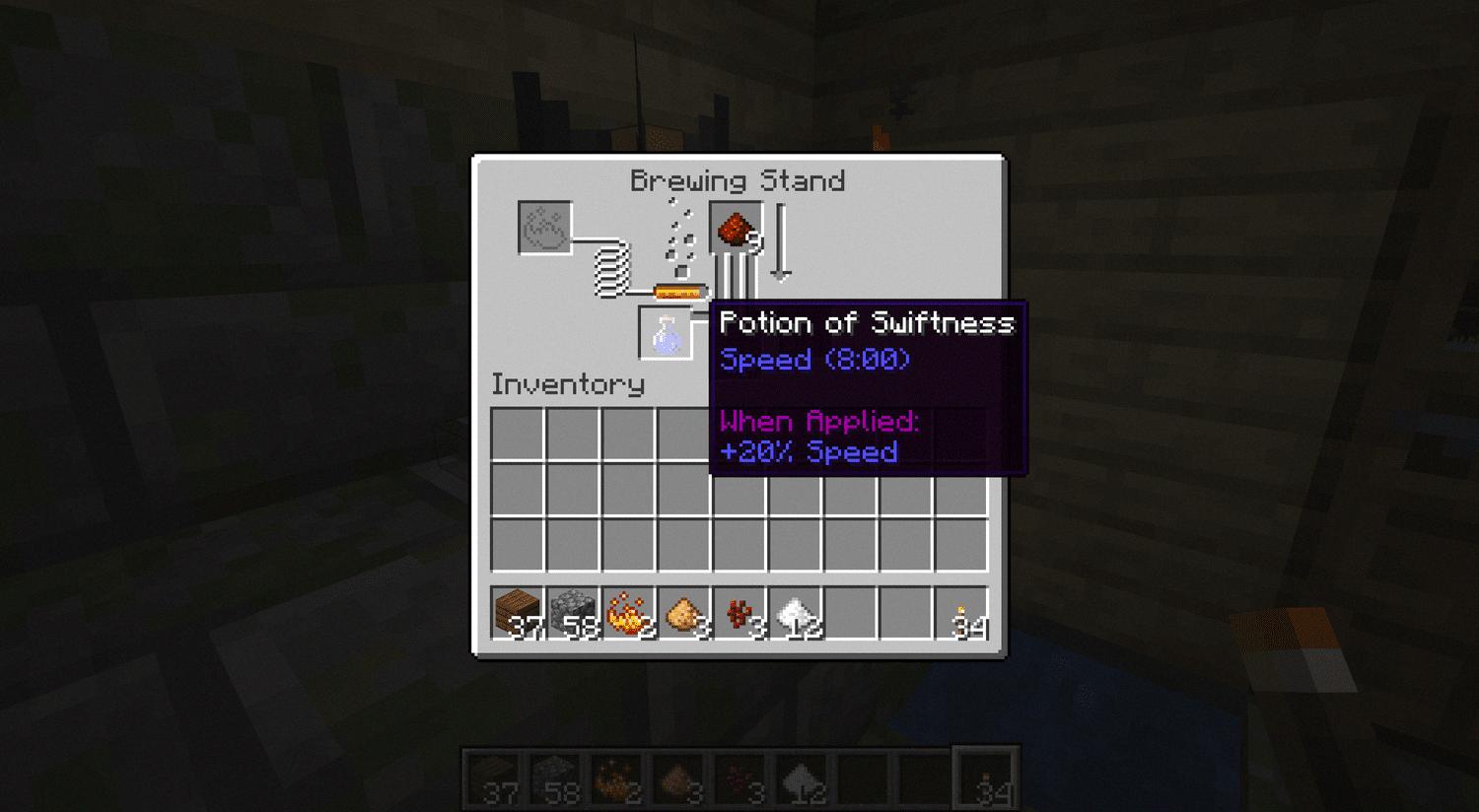 how to make potion of swiftness