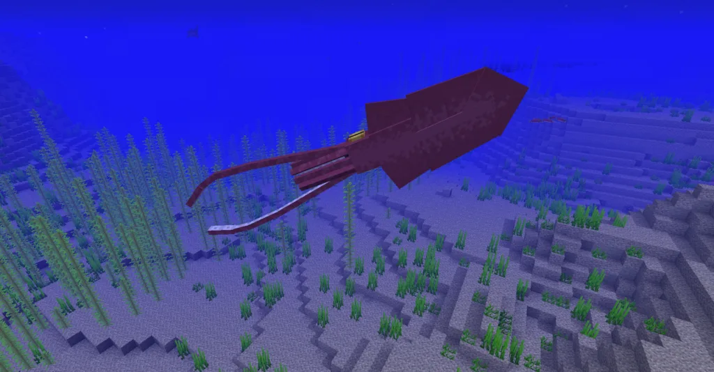 Minecraft 101 - Glow Squid Spawning Conditions