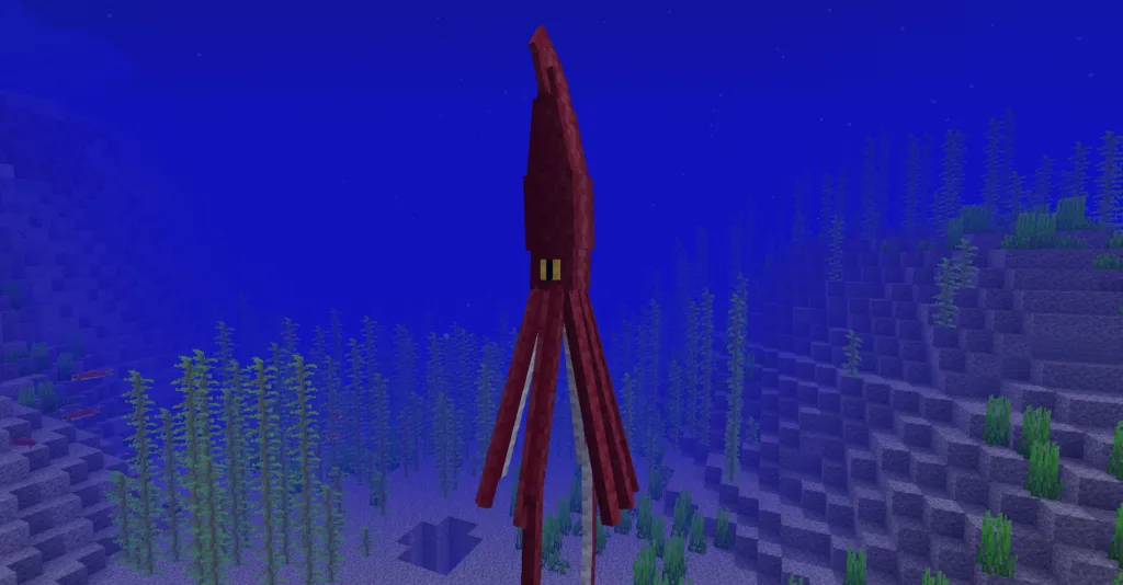 Minecraft 101 - Glow Squid Spawning Conditions