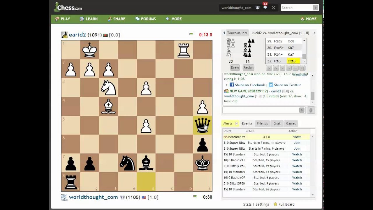 The Advantage Of Pre-move On Chess.com