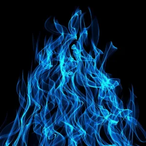 is blue flame hotter than orange 1