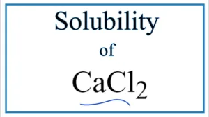 is calcium chloride soluble in water 1