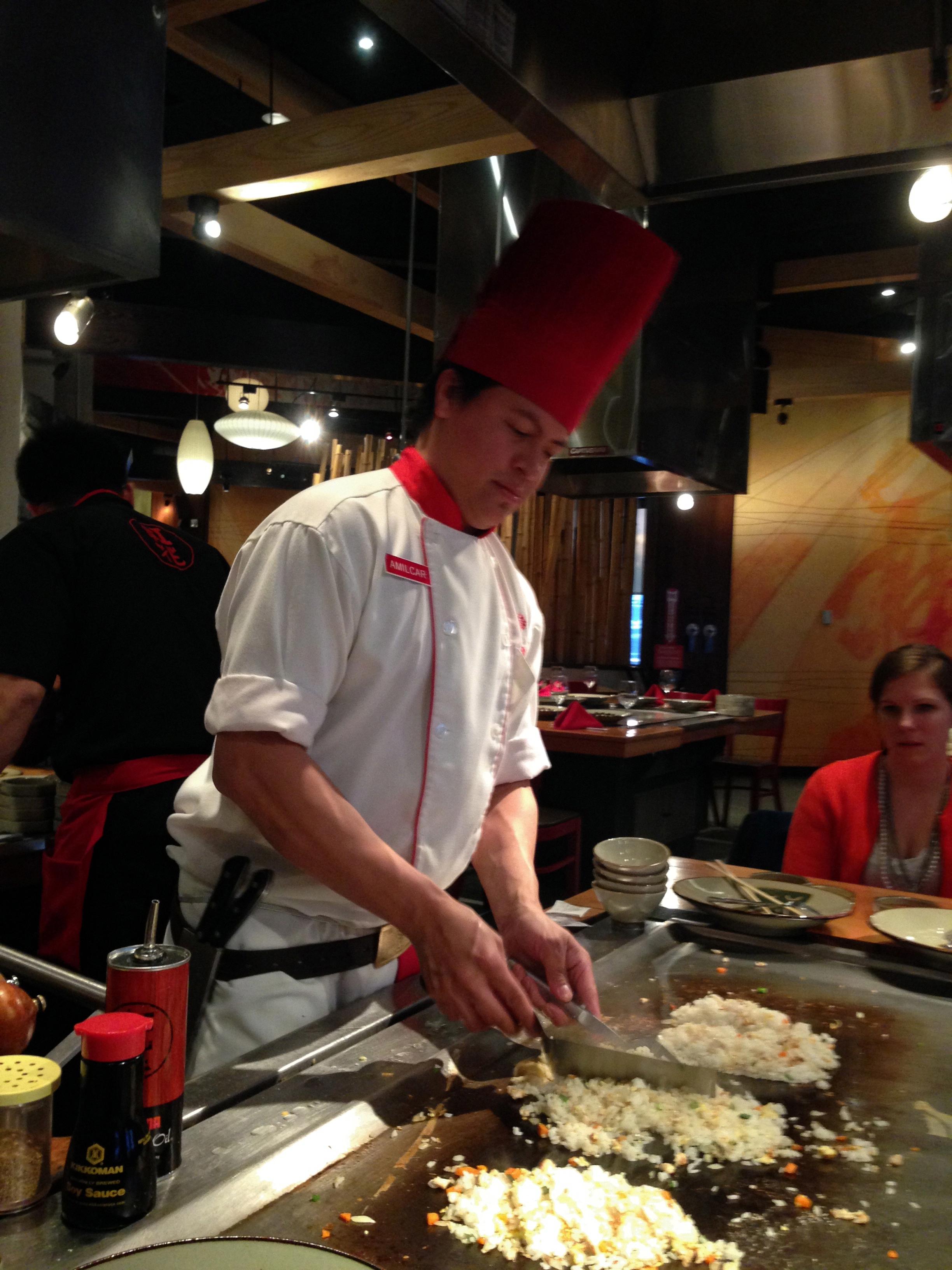japanese cook in front of you