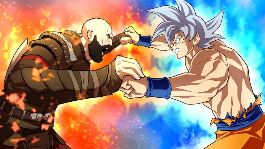 kratos vs goku 1684499366