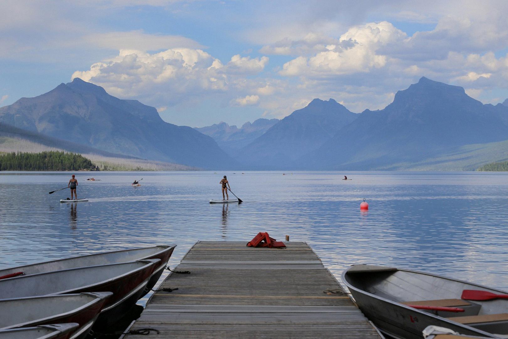 lake mcdonald rocks