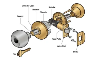 parts of a doorknob 1 1