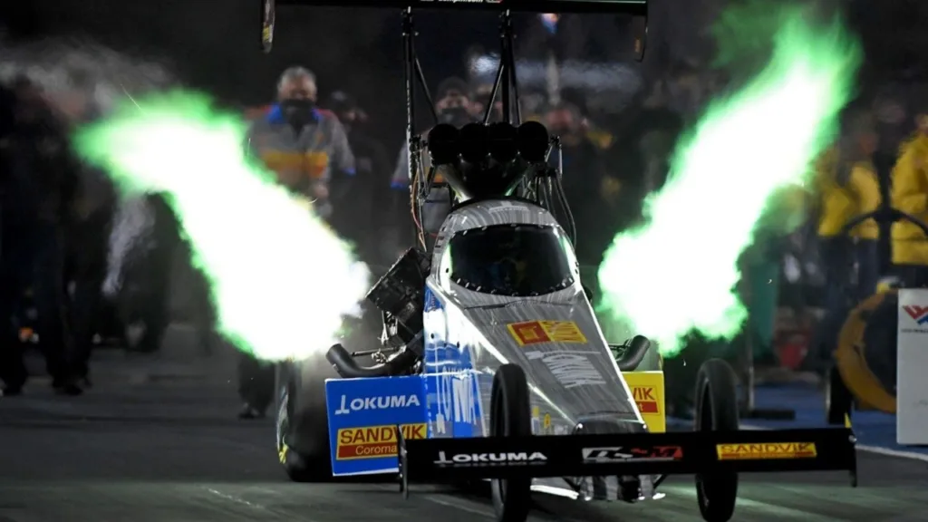Top Fuel Dragster Clocks Blazing Speed