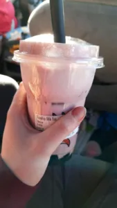 rosehip milk tea 1
